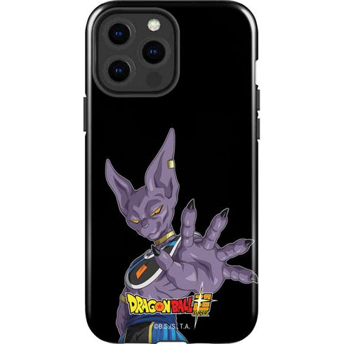 Dragon Ball Super Beerus Portrait iPhone 15 Pro Max Impact Case